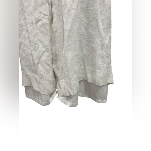 CLUB MONACO White Open Back V-neck Short Sleeve Jumpsuit Size 00 - Picture 10 of 16